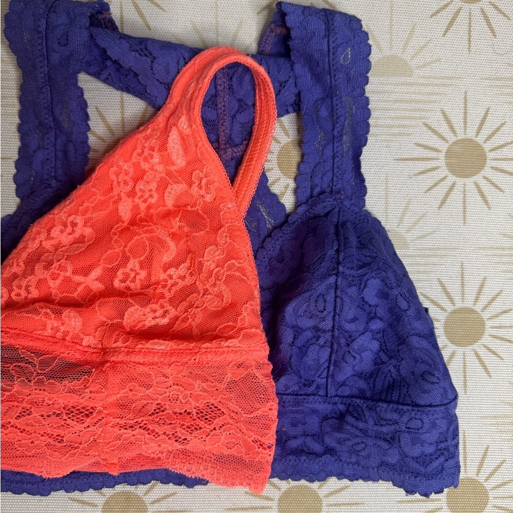 Free People Intimately & Guess Bralette Set of 2!